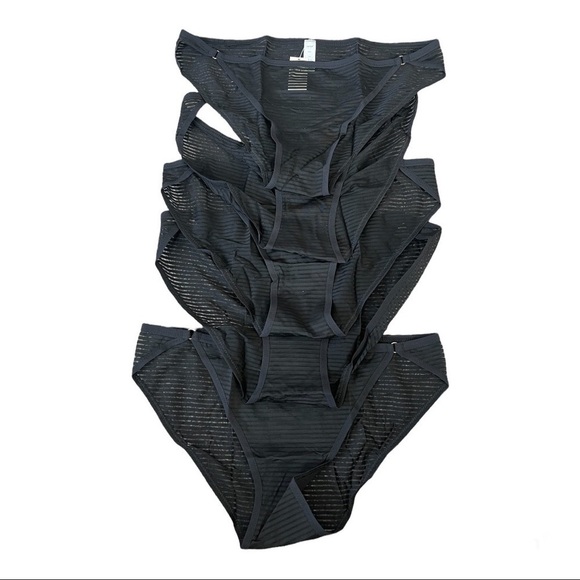 Aerie 5 pairs underwear Size L Color Black - Picture 1 of 5